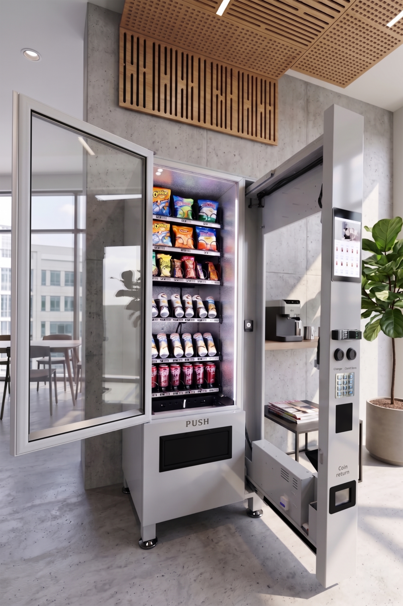 Touchscreen Combo Vending Machine