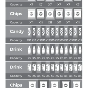 Alternative view of VC 7212-10C Extra Large White Refrigerated Combo Machine w/10” Touchscreen