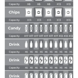 Alternative view of Vending Machines VC EL10-10C ADA Black