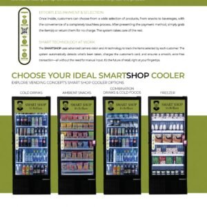 Alternative view of Habco 28HCTD AI Smart Refrigerated Vending Machine