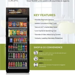 Alternative view of Ark AI Smart Refrigerated Vending Machine
